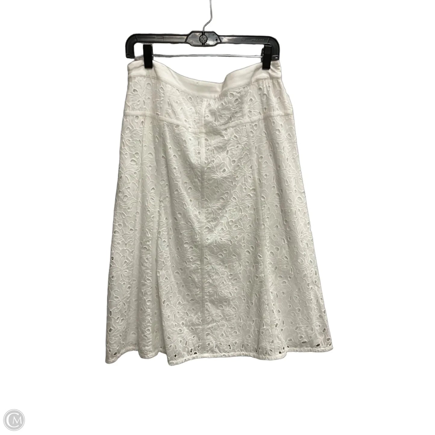 Skirt Designer By Karl Lagerfeld In White, Size: Xl