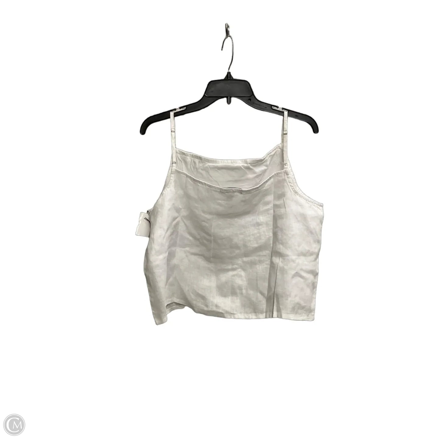 Top Sleeveless By Saks Fifth Avenue In White, Size: Xl