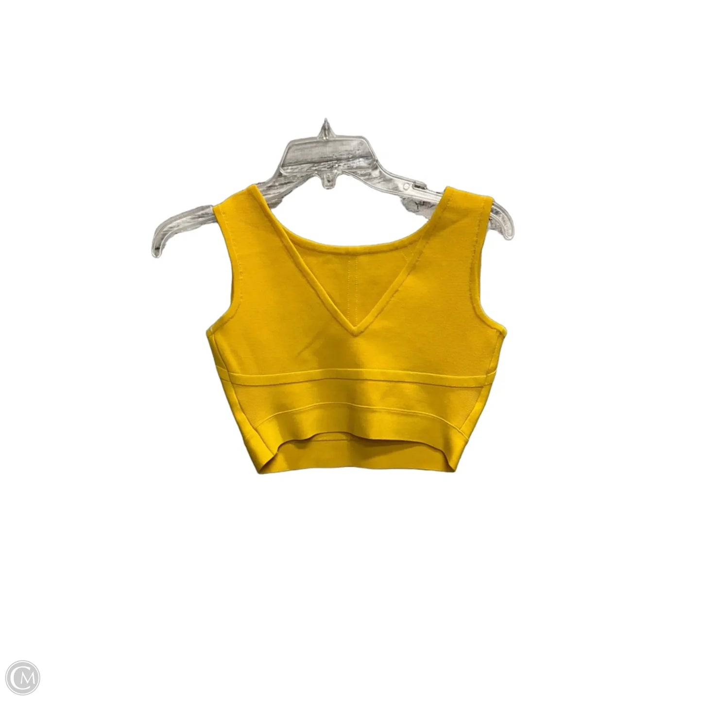 Top Sleeveless By Bcbg In Yellow, Size: Xs