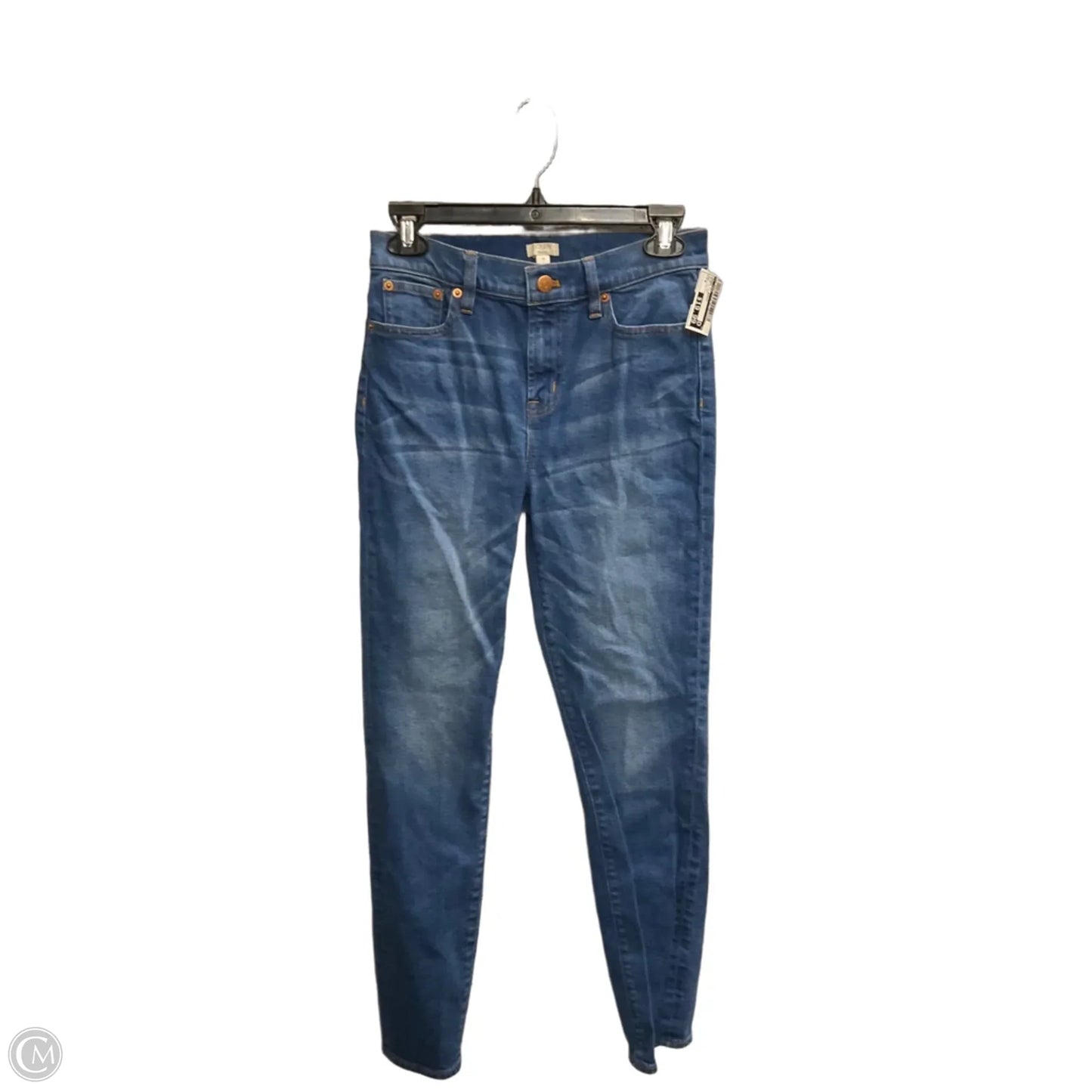 Jeans Straight By J. Crew In Blue Denim, Size: 4