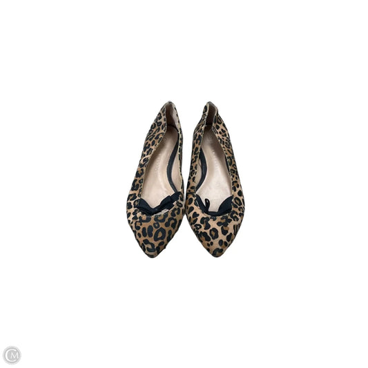 Shoes Flats By Clothes Mentor In Animal Print, Size: 6.5