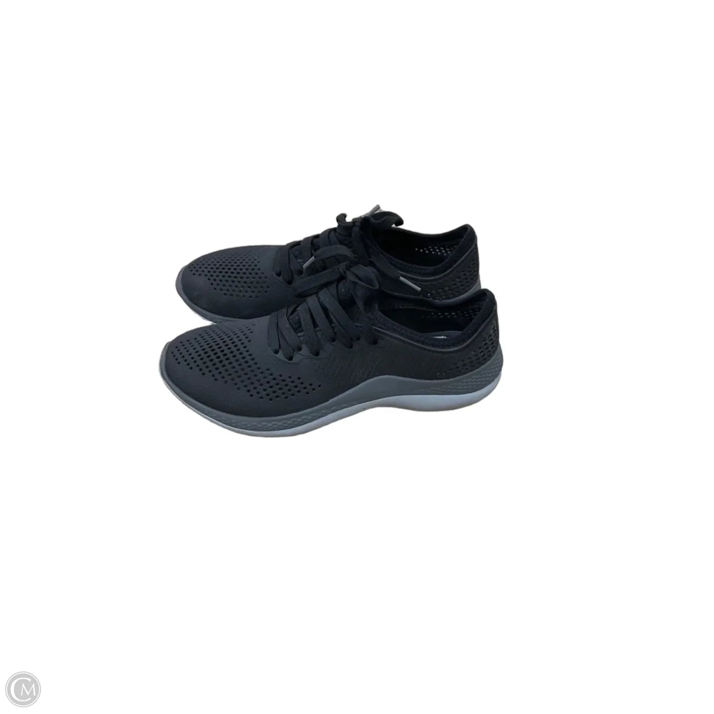 Shoes Sneakers By Crocs In Black, Size: 9