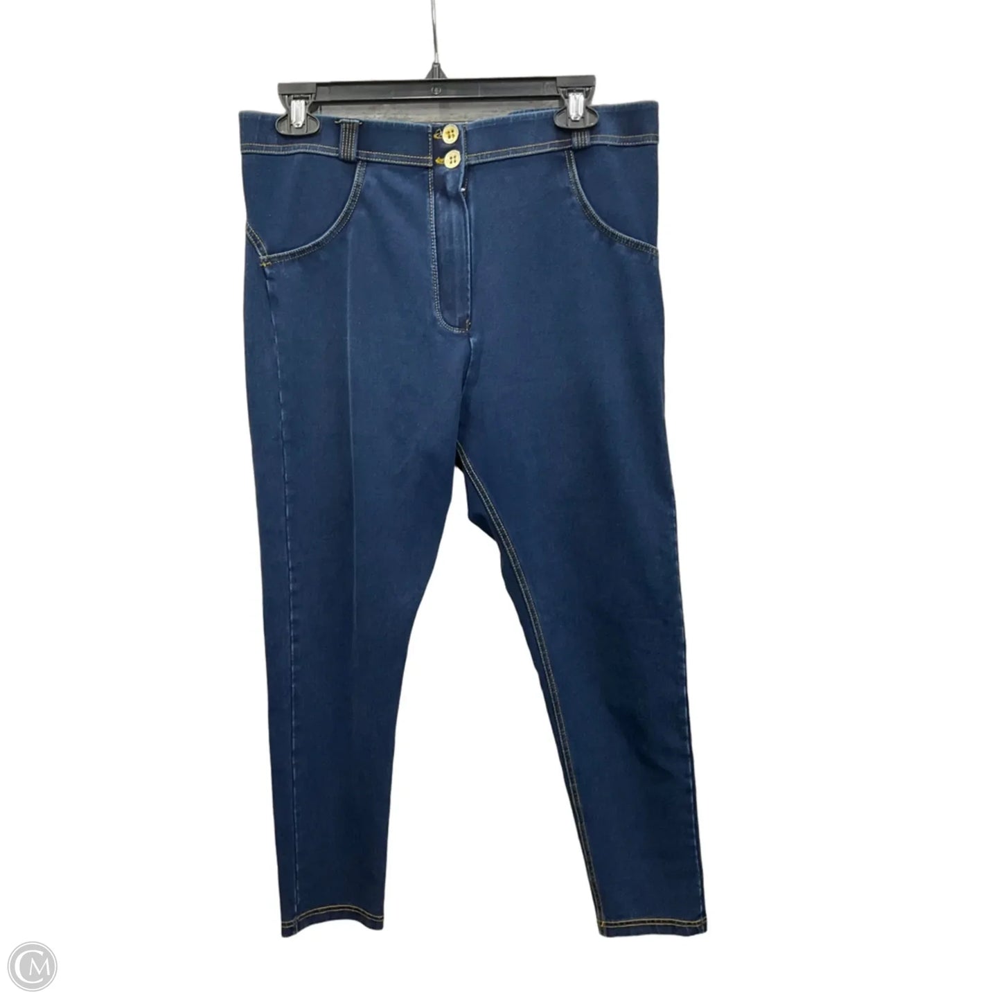 Jeans Straight By Clothes Mentor In Blue Denim, Size: 14