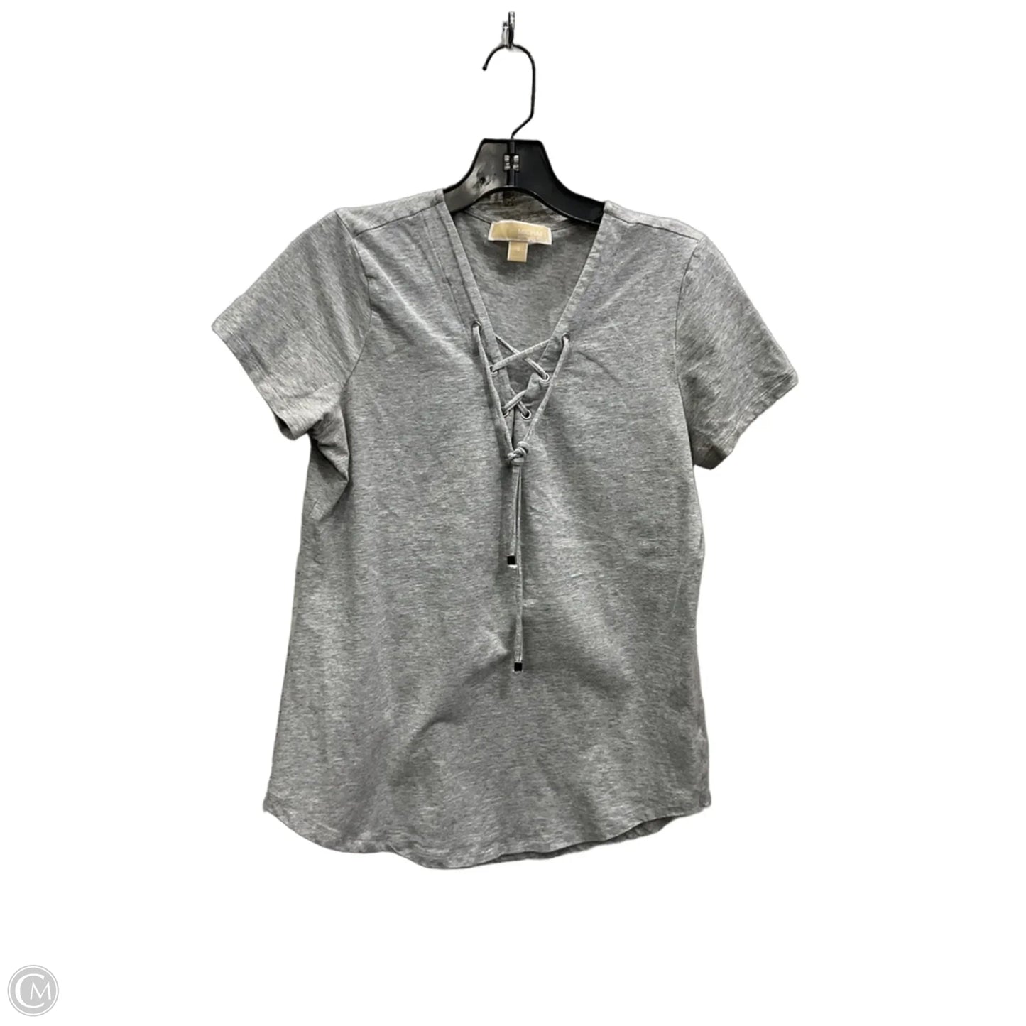 Top Short Sleeve By Michael By Michael Kors In Grey, Size: S