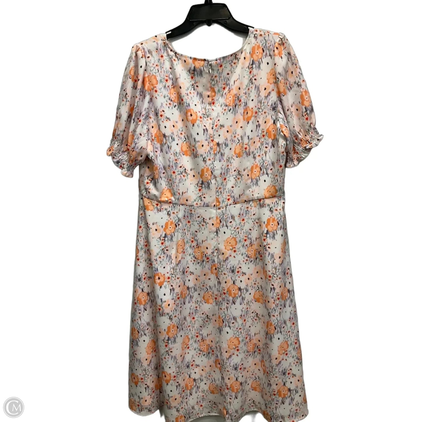 Dress Casual Midi By Loft In Floral Print, Size: Xl