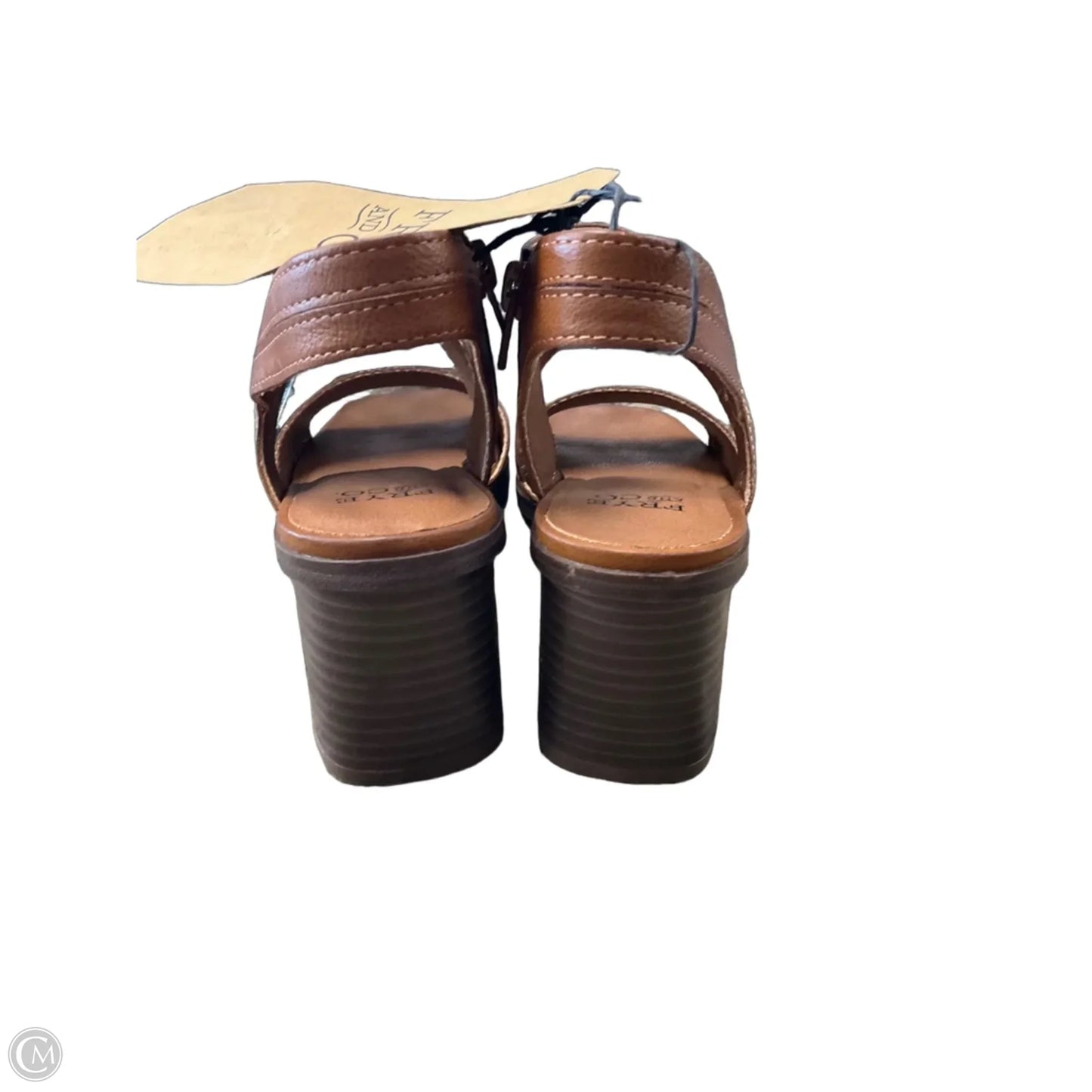 Sandals Designer By Frye In Tan, Size: 8