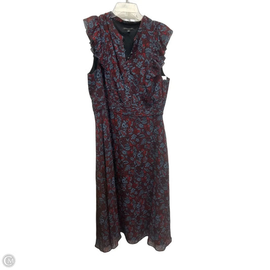 Dress Casual Maxi By Banana Republic In Floral Print, Size: Xl