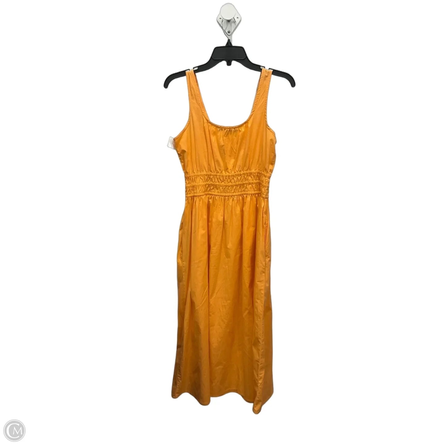 Dress Casual Midi By Loft In Orange, Size: Xs