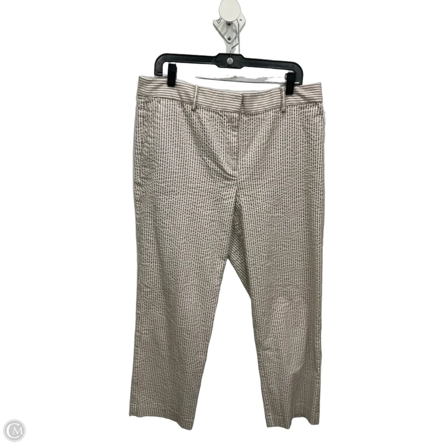 Pants Linen By Loft In Striped Pattern, Size: 12