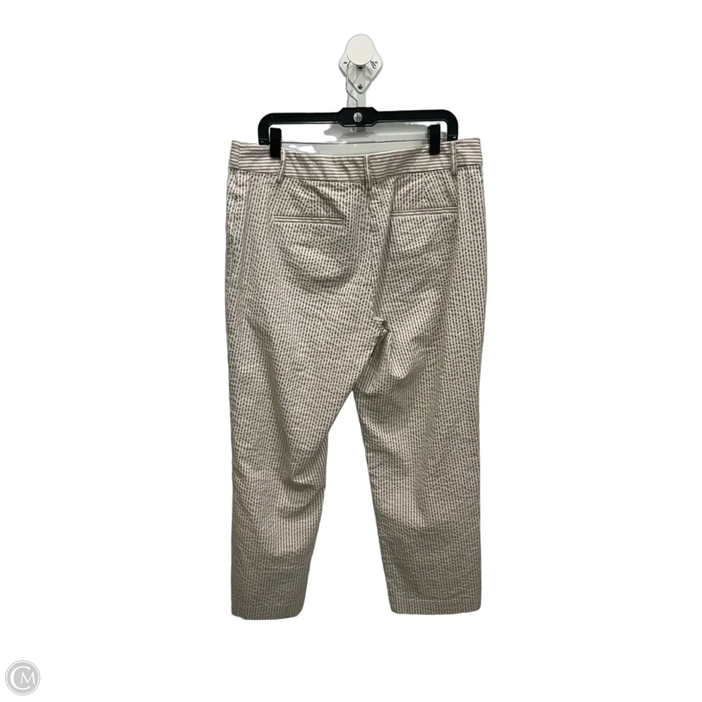 Pants Linen By Loft In Striped Pattern, Size: 12