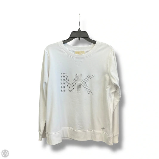 Top Long Sleeve By Michael By Michael Kors In White, Size: M