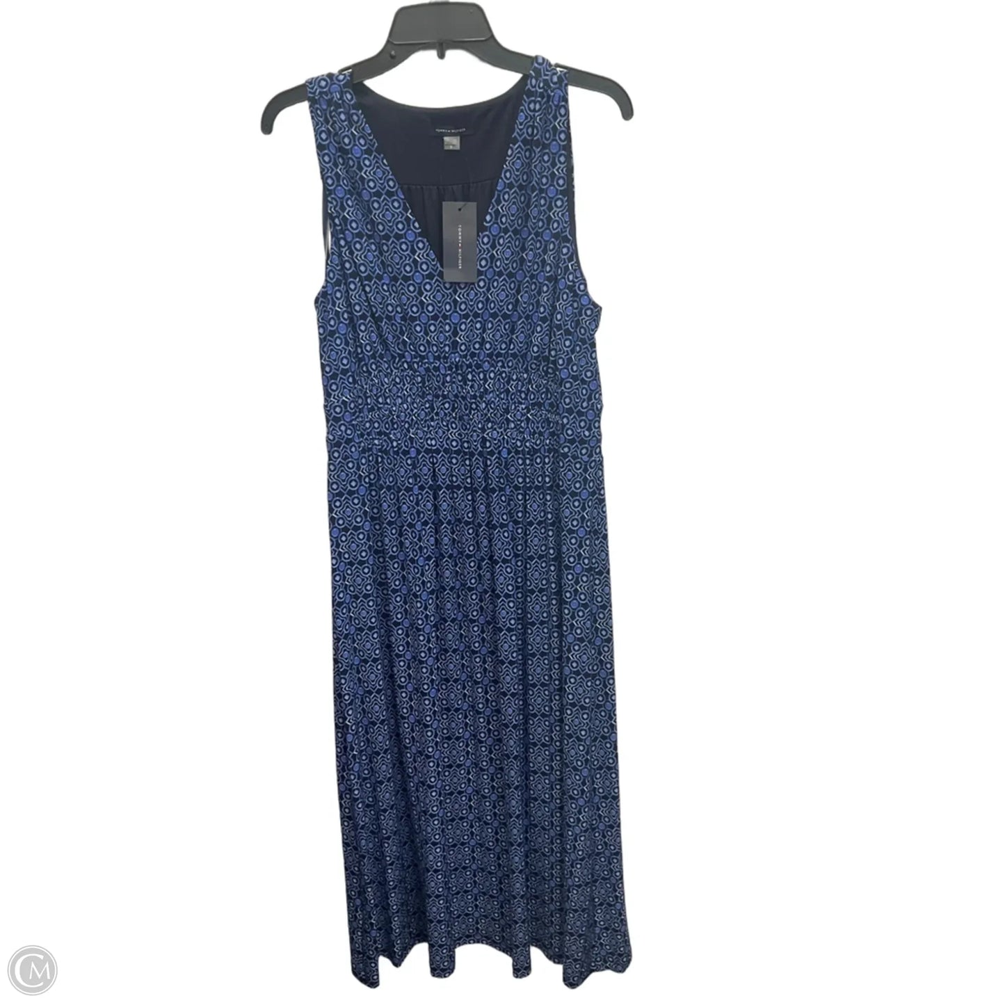 Dress Casual Maxi By Tommy Hilfiger In Blue, Size: M