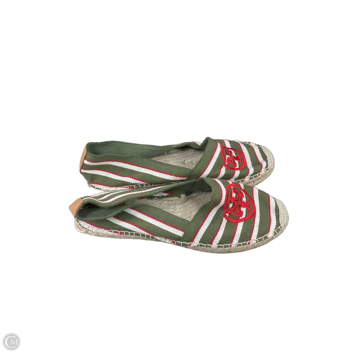 Shoes Designer By Tory Burch In Striped Pattern, Size: 10