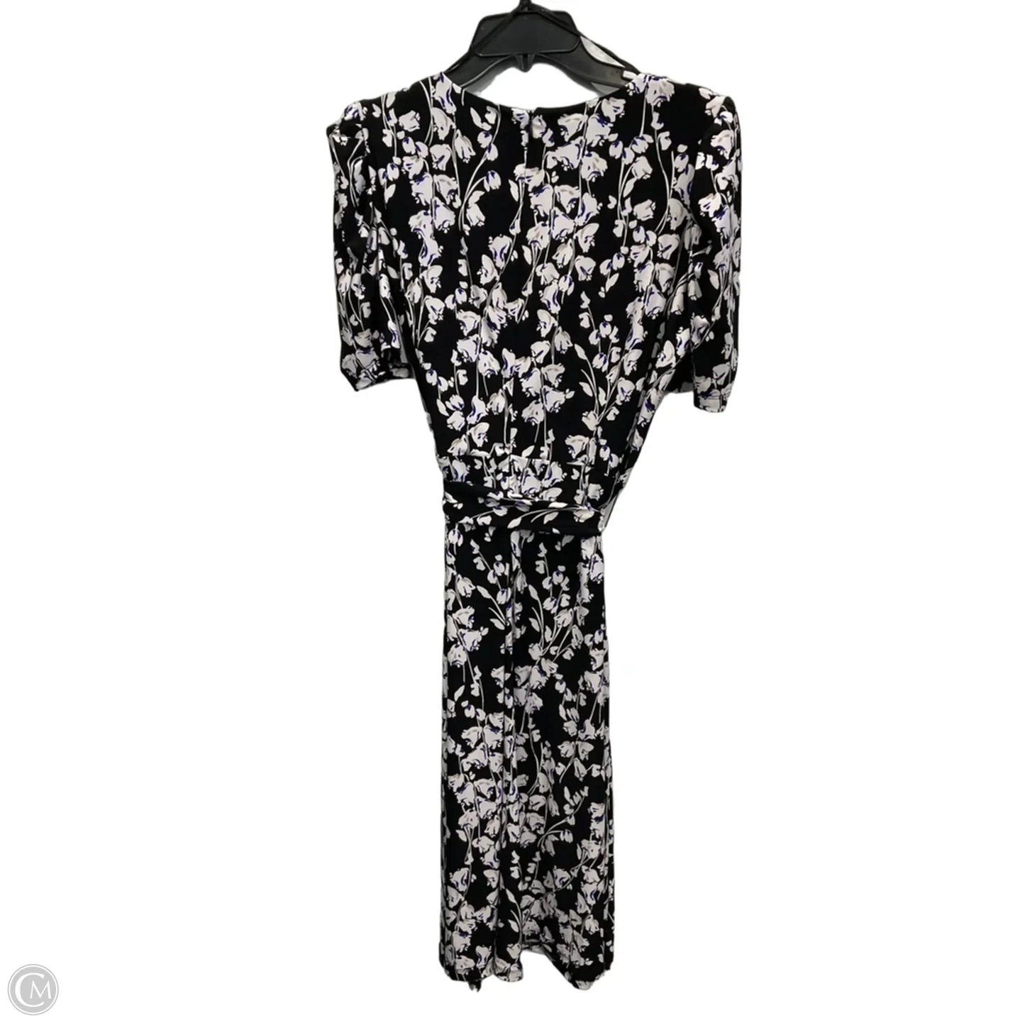 Dress Casual Midi By Clothes Mentor In Black & White, Size: M