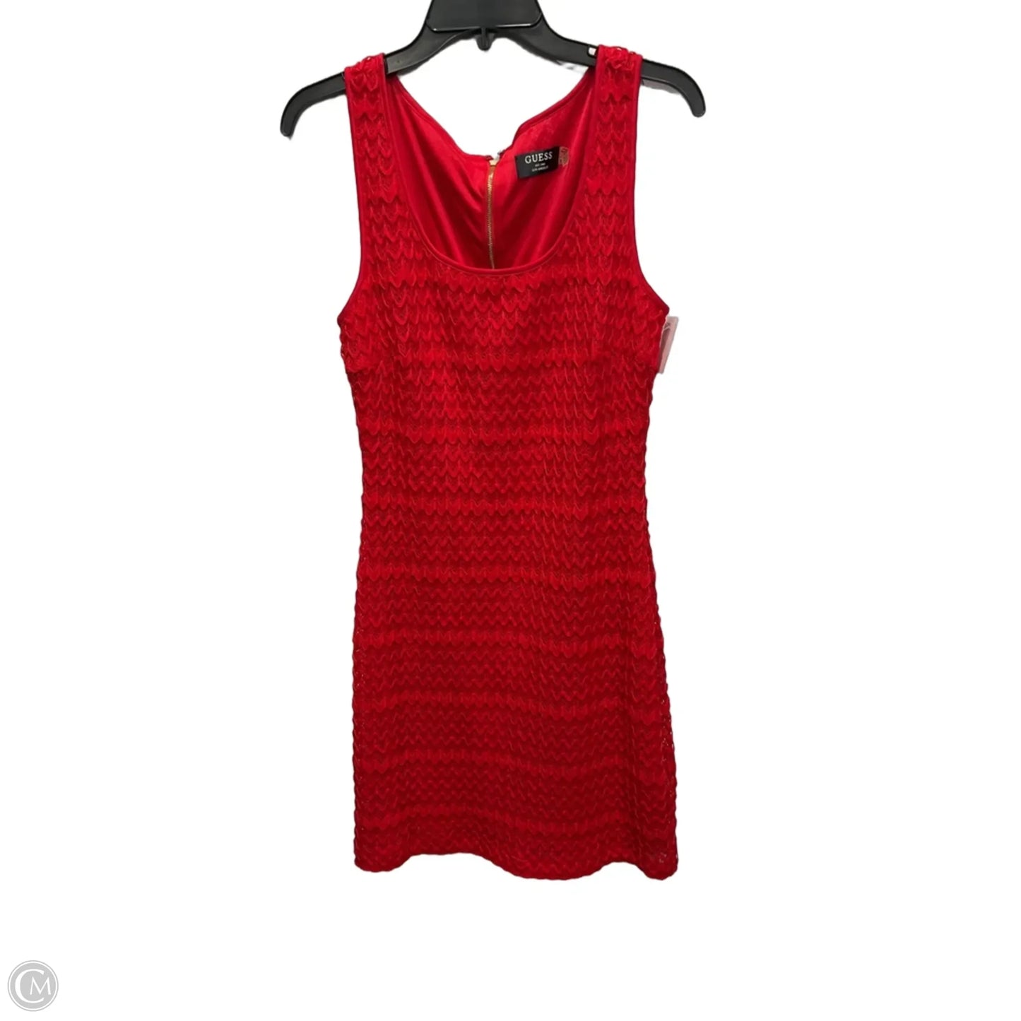 Dress Casual Midi By Guess In Red, Size: L