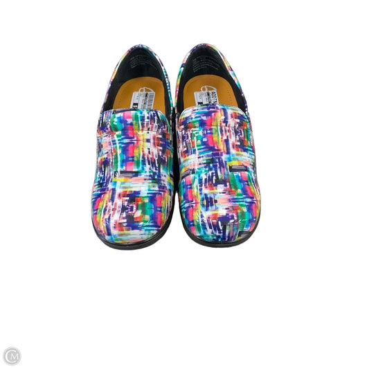 Shoes Heels Wedge By Clothes Mentor In Multi-colored, Size: 9.5