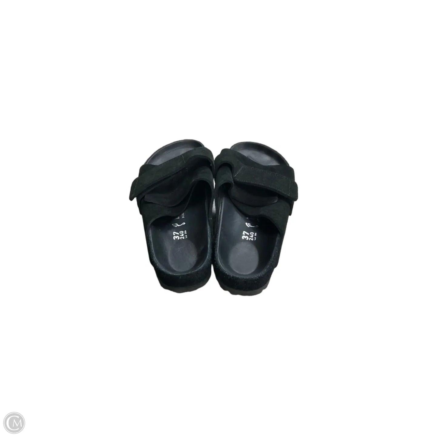 Sandals Flip Flops By Birkenstock In Black, Size: 6.5