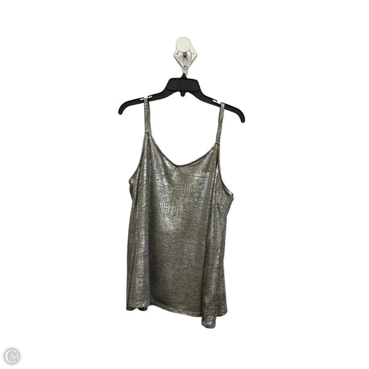 Top Sleeveless By Torrid In Grey, Size: 1x
