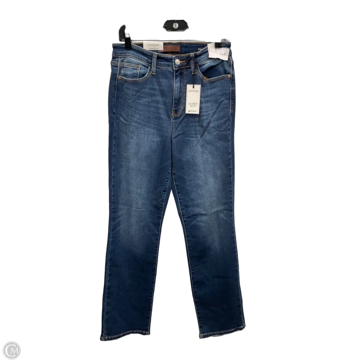 Jeans Straight By Judy Blue In Blue Denim, Size: 8