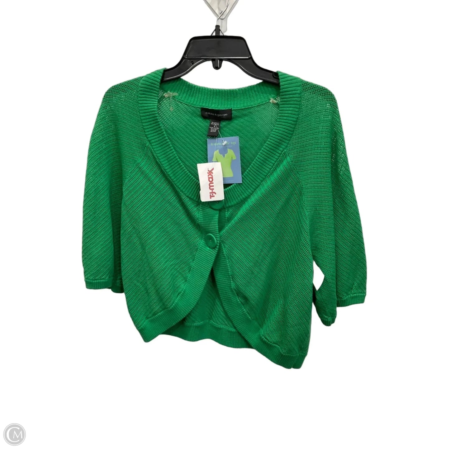 Cardigan By Cable And Gauge In Green, Size: S