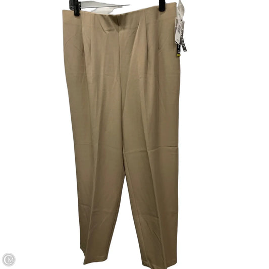 Pants Dress By Briggs In Tan, Size: 14