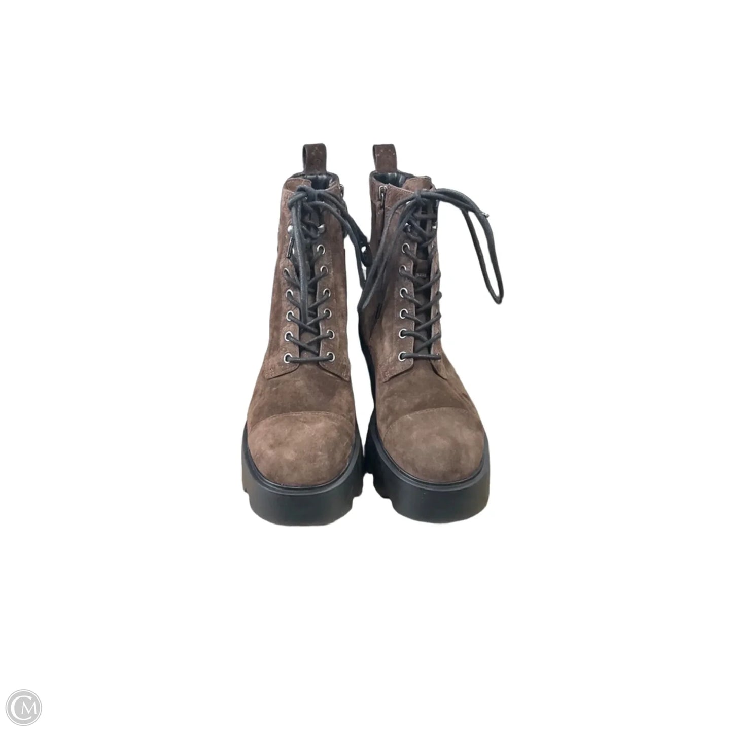Boots Designer By Tory Burch In Brown, Size: 9