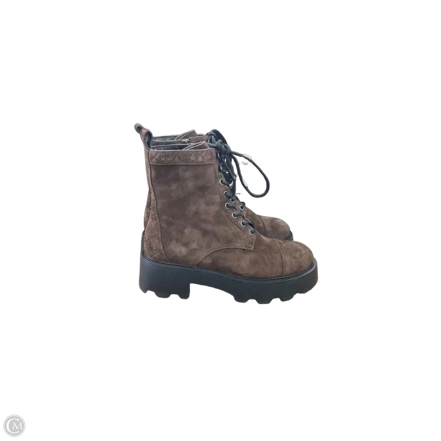 Boots Designer By Tory Burch In Brown, Size: 9