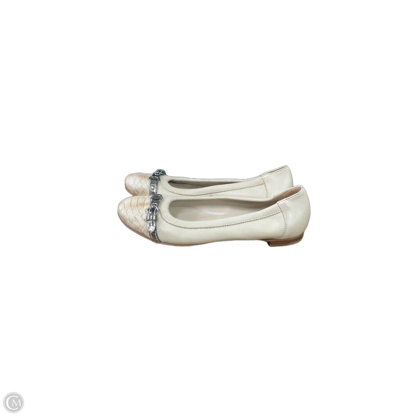 Shoes Flats By Agl In Cream, Size: 8.5