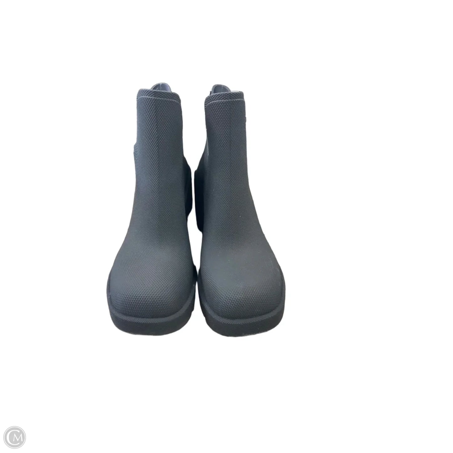 Boots Luxury Designer By Burberry In Black, Size: 9