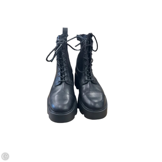 Boots Luxury Designer By Tory Burch In Black, Size: 9.5