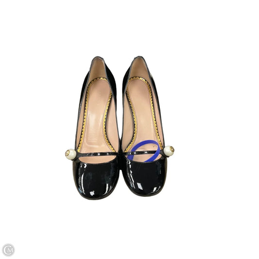 Shoes Luxury Designer By Gucci In Black, Size: 8.5