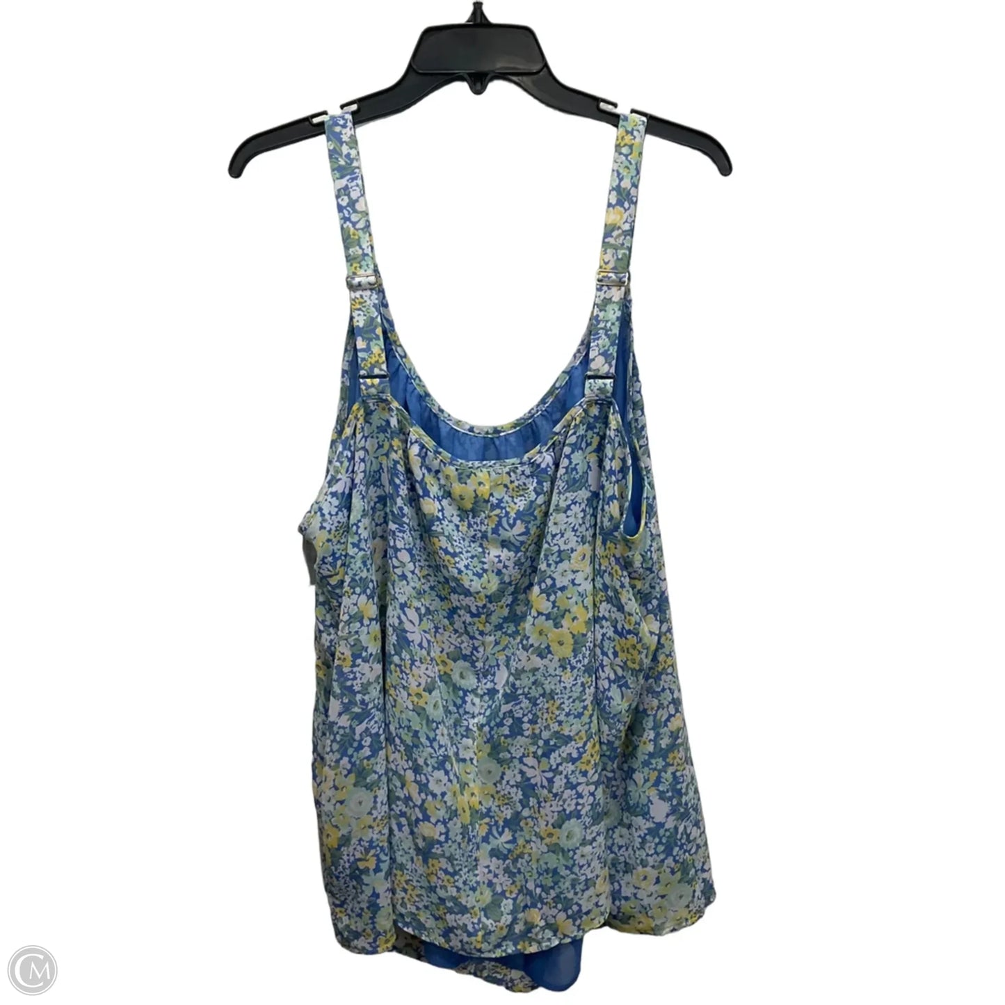 Top Sleeveless By Lane Bryant In Floral Print, Size: 24