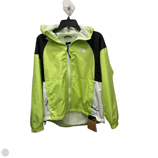 Jacket Windbreaker By The North Face In Black & Green, Size: M