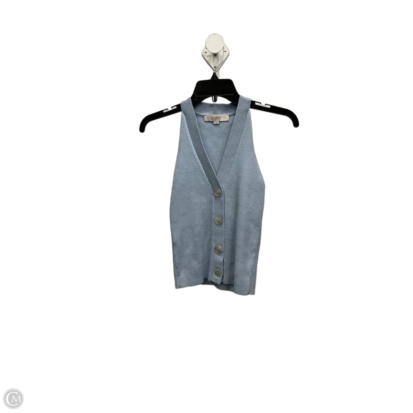 Top Sleeveless By Loft In Blue, Size: Xs