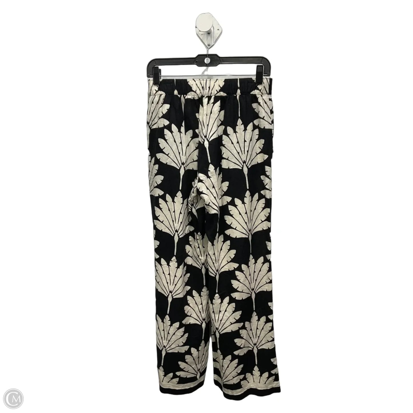 Pants Lounge By Loft In Black & Cream, Size: 2