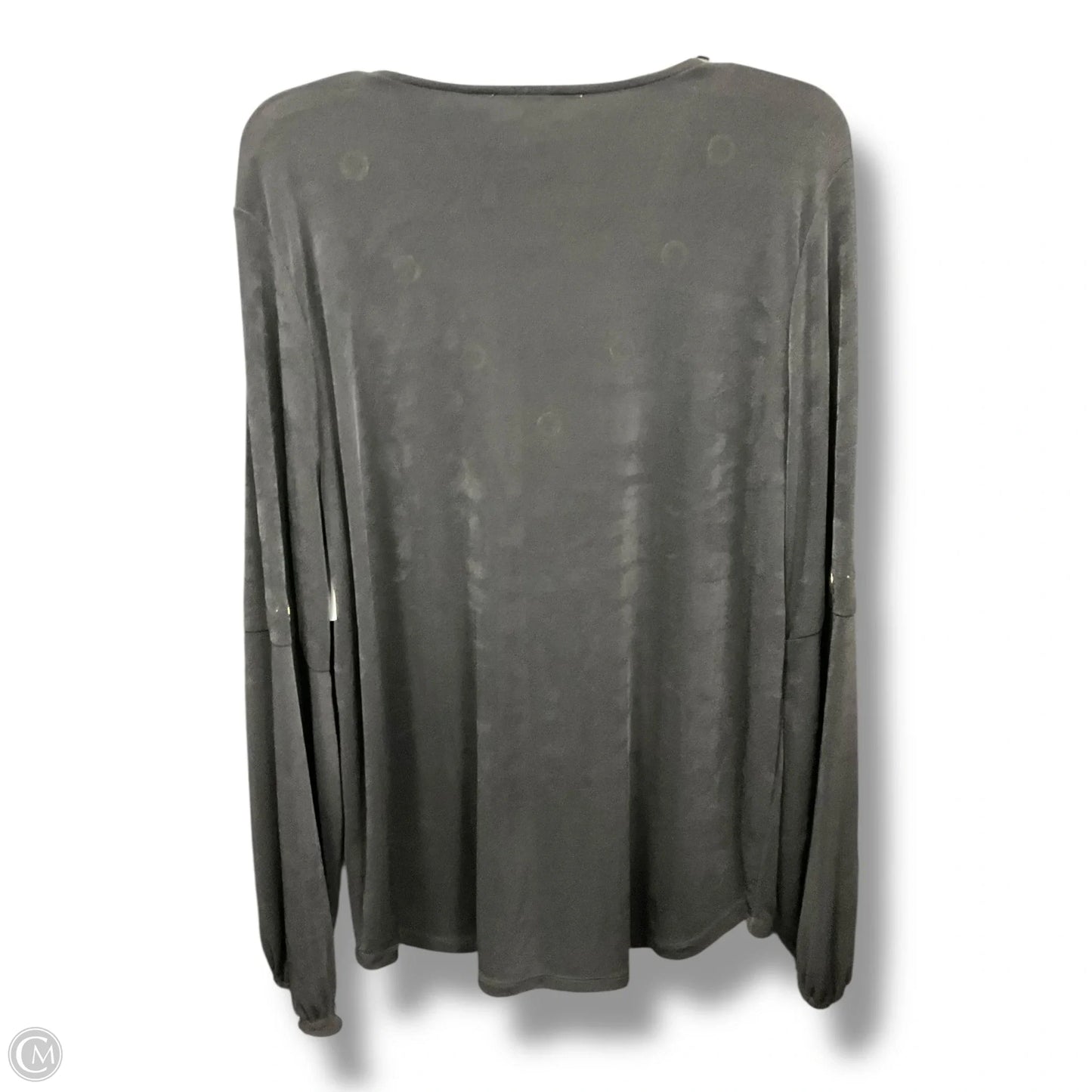 Top Long Sleeve By Michael By Michael Kors In Black, Size: Xl