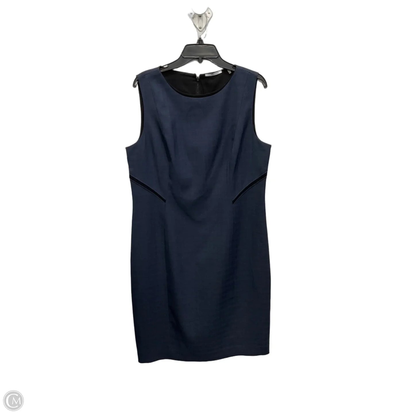 Dress Casual Midi By Tahari In Blue, Size: 16