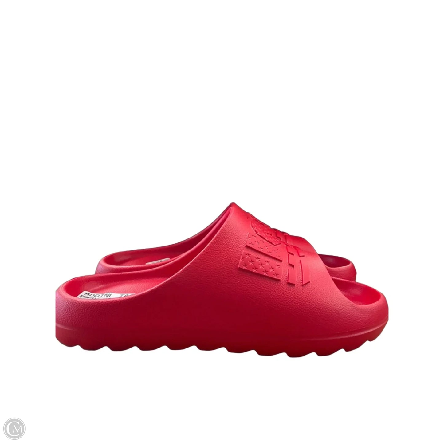 Sandals Flip Flops By Clothes Mentor In Red, Size: 11