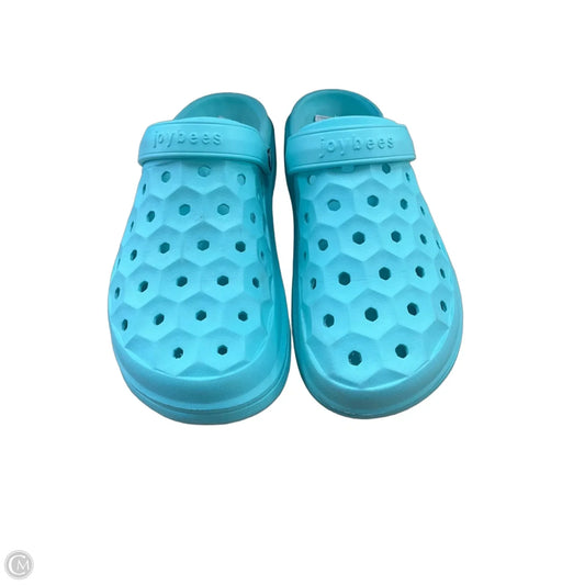 Sandals Flats By Clothes Mentor In Blue, Size: 10
