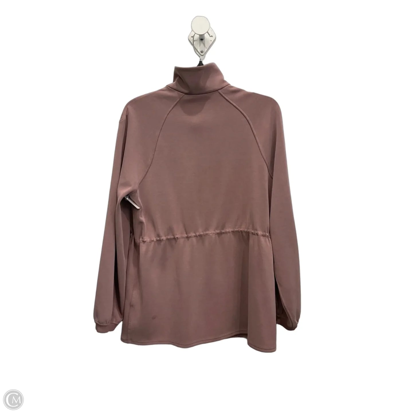 Athletic Jacket By Lululemon In Mauve, Size: M