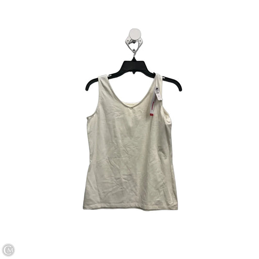 Top Sleeveless By Talbots In Ivory, Size: Xs