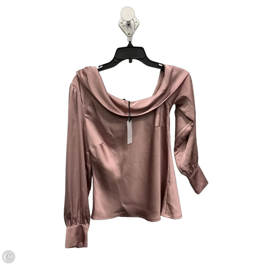 Top Long Sleeve By Astr In Mauve, Size: S