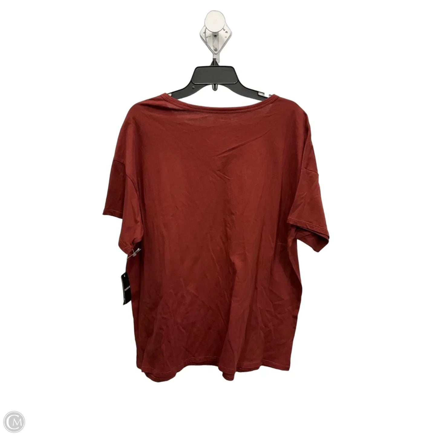 Top Short Sleeve By Torrid In Brown, Size: Xl