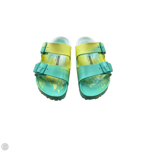 Sandals Flip Flops By Birkenstock In Multi-colored, Size: 9
