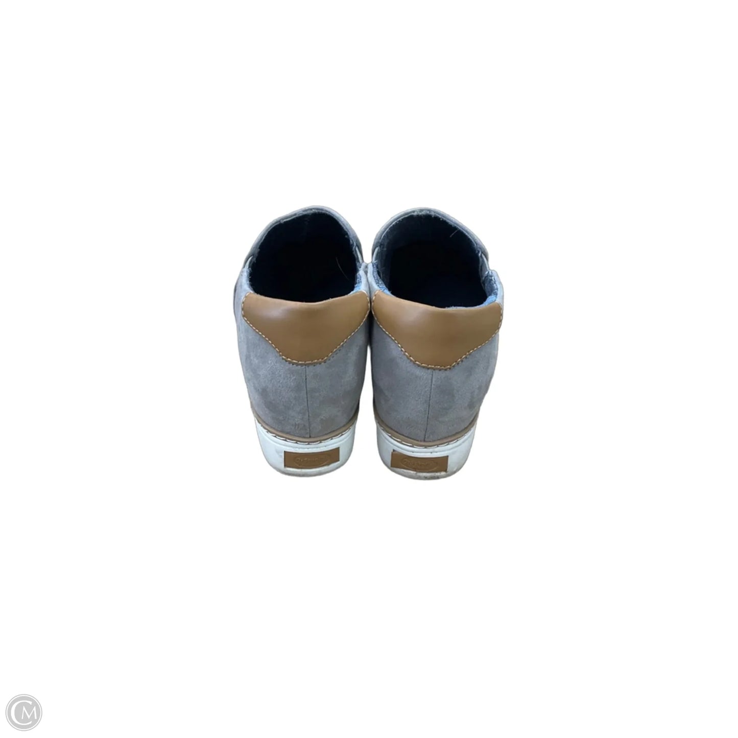 Shoes Heels Wedge By Dr Scholls In Grey, Size: 6