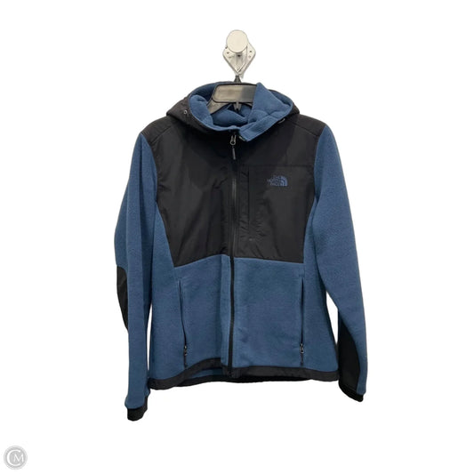 Athletic Jacket By The North Face In Black & Blue, Size: M