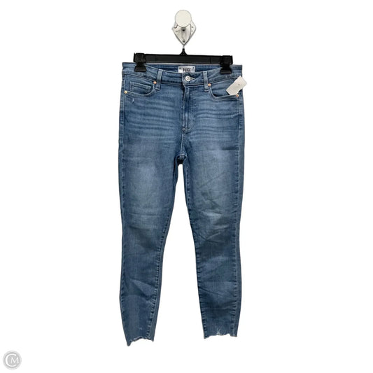 Jeans Straight By Paige In Blue Denim, Size: 6