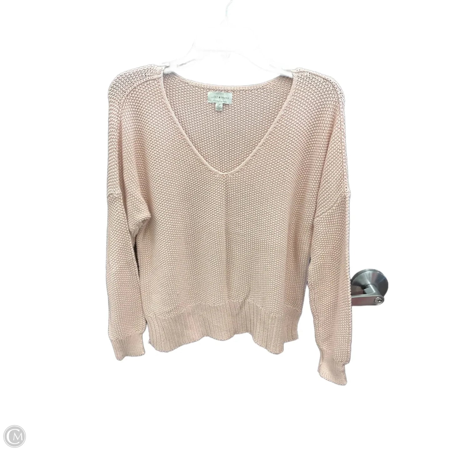 Sweater By Lucky Brand In Pink, Size: S