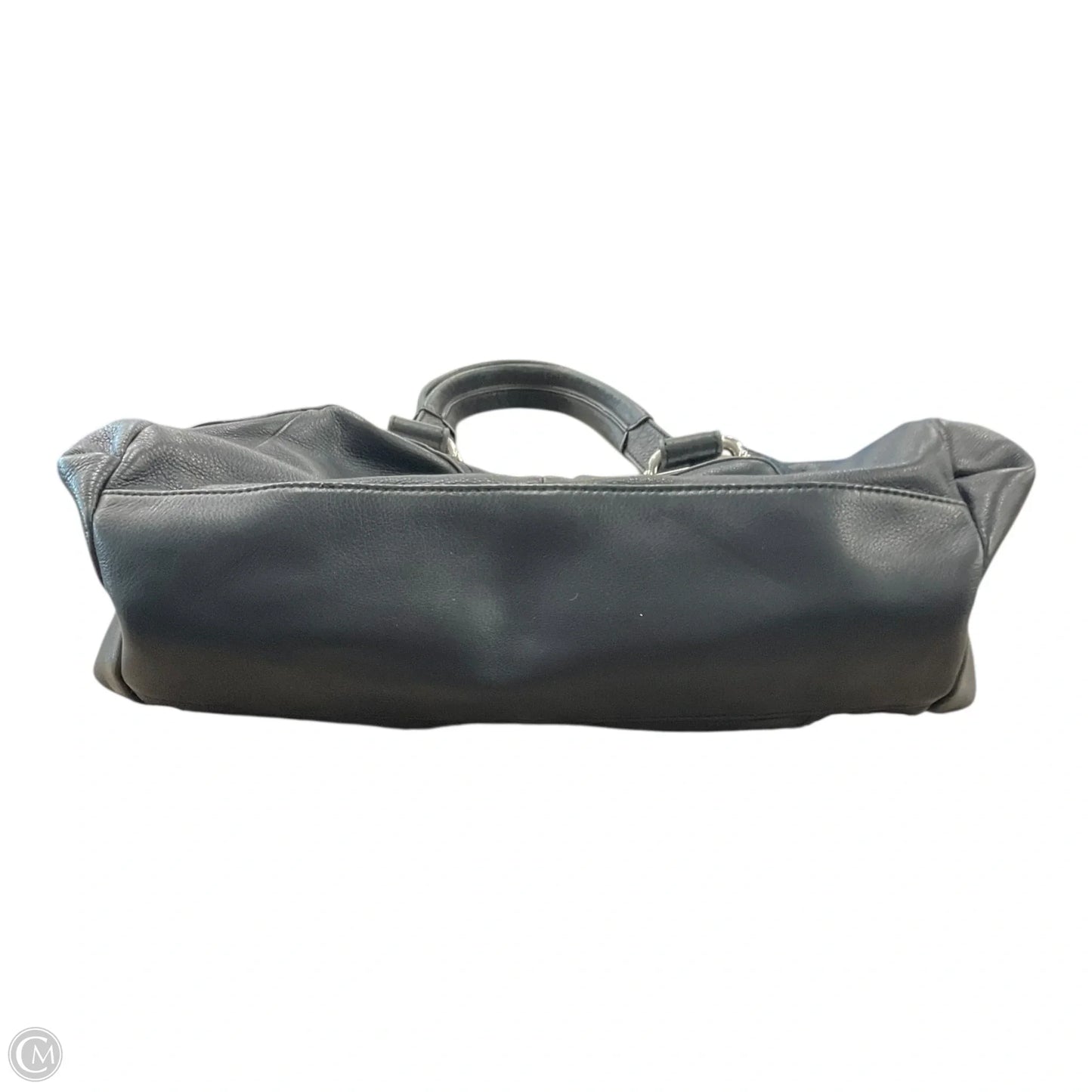 Handbag Leather By Makowsky, Size: Medium