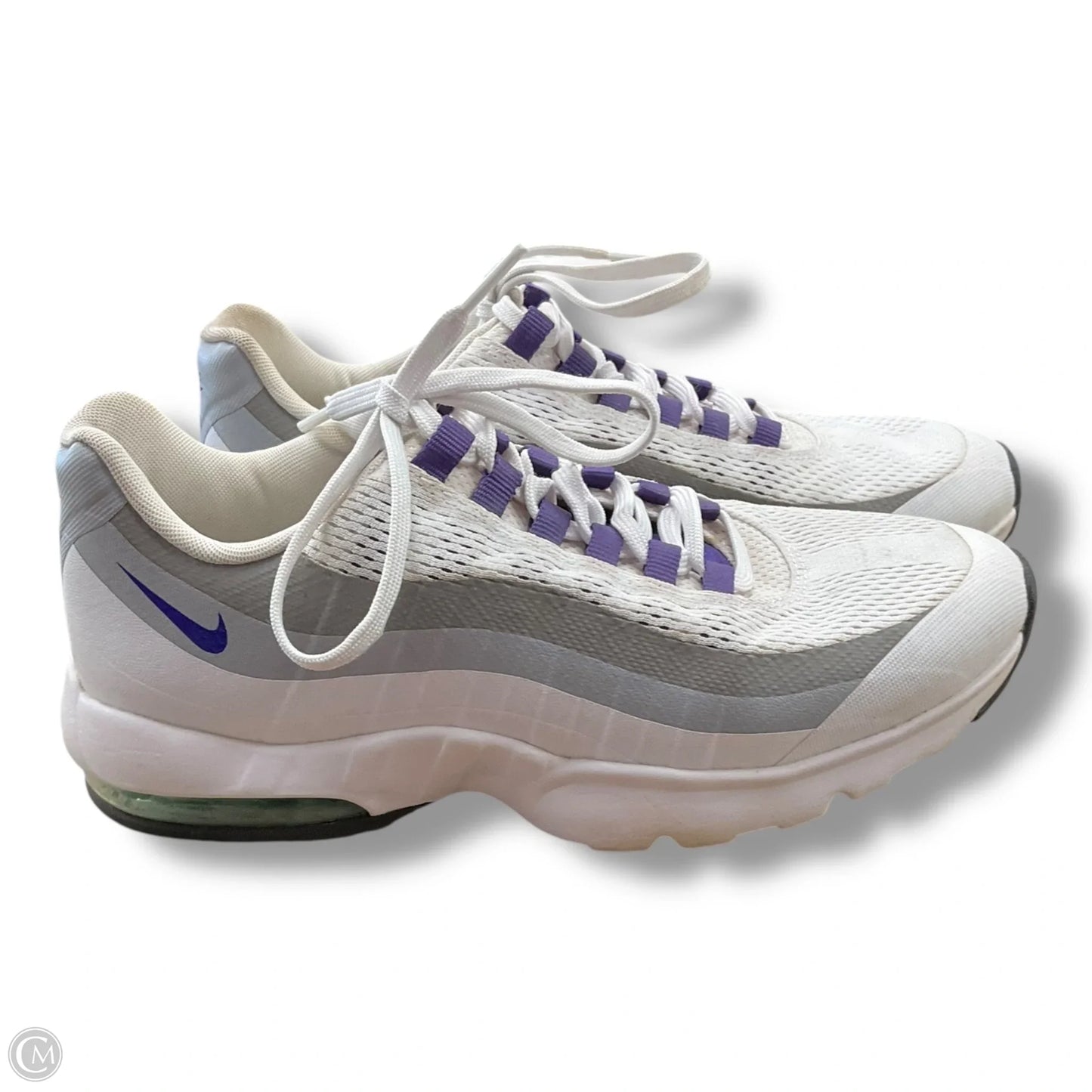 Shoes Athletic By Nike In Grey & White, Size: 7